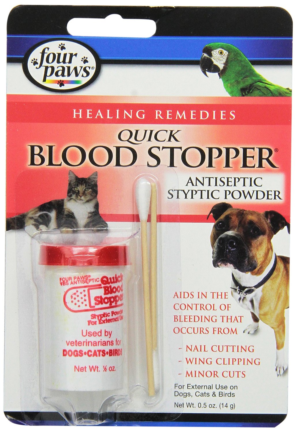 Four Paws Blood Stopper Powder, 0.5 Ounce