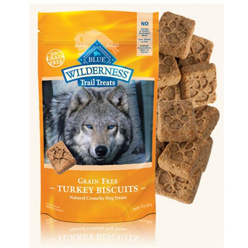 Blue Buffalo Wilderness Trail Treats Grain-Free Turkey Biscuits, 10 Oz.