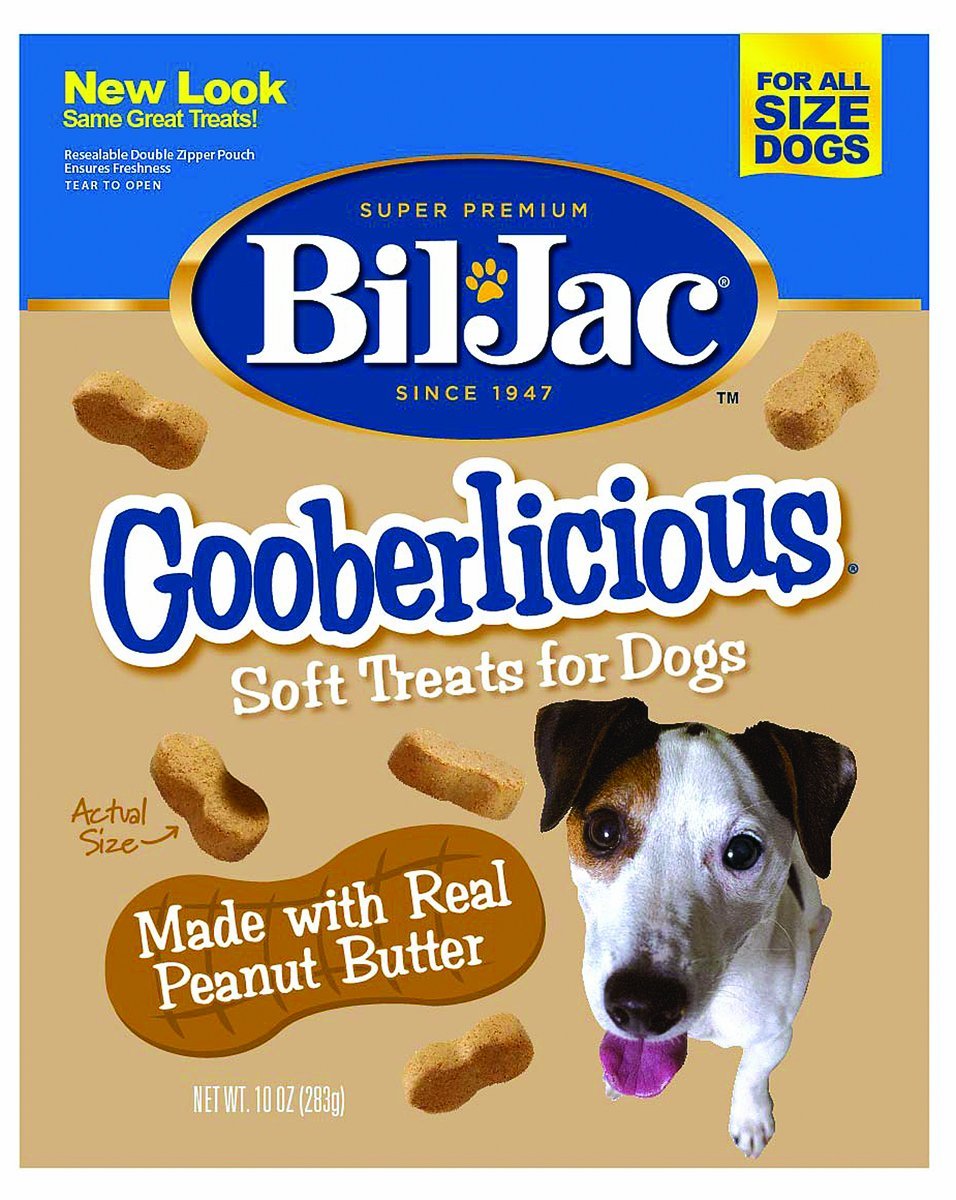 Bil-Jac Gooberlicious Treats, Peanut Butter, 10 oz.