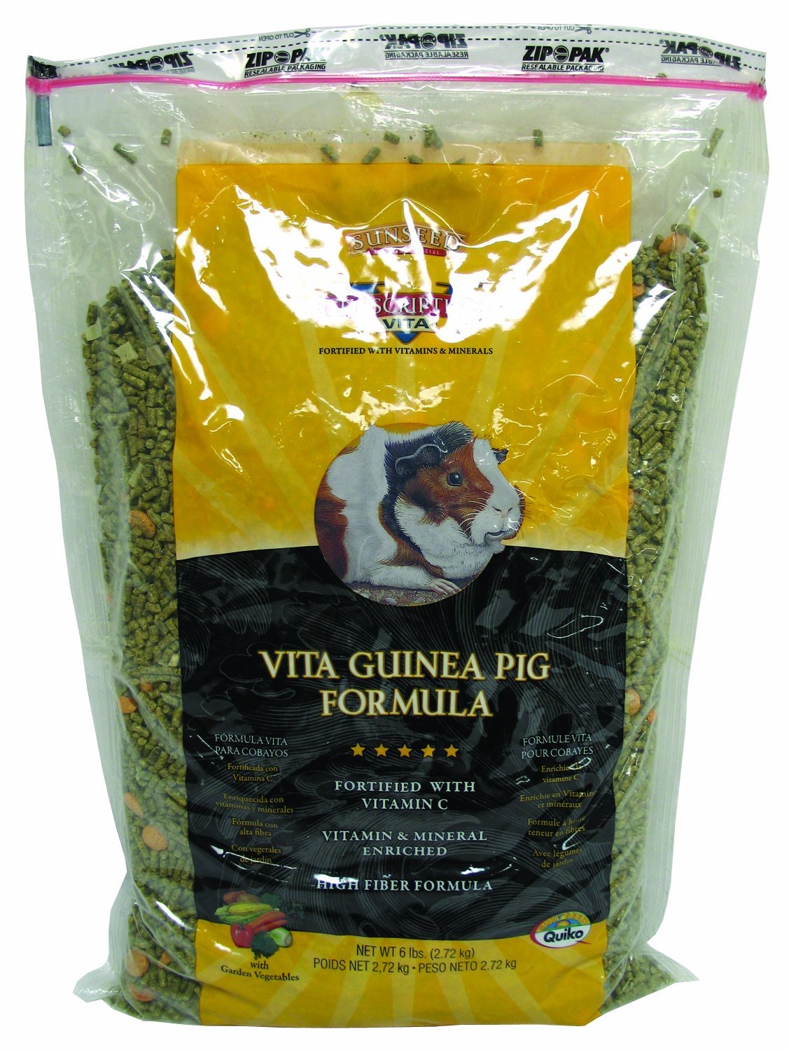 Sun Seed Company Vita Guinea Pig Food, 6 lbs.