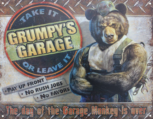 Grumpy's Garage Sign