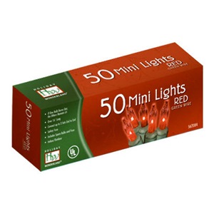 50 CT. Red Mini Light Set