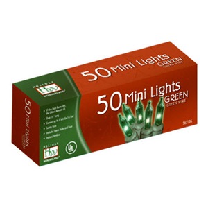 50 CT. Green Mini Light Set