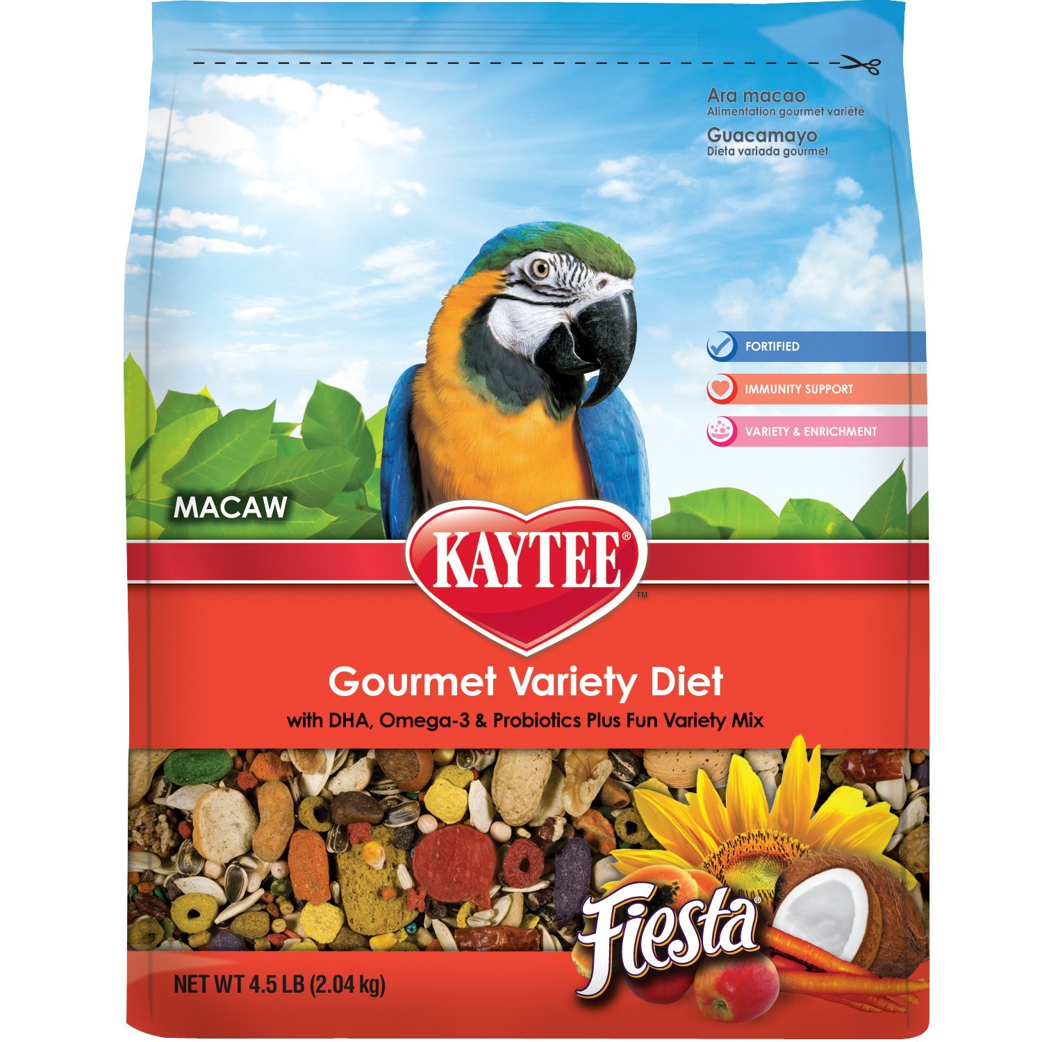 Kaytee Fiesta Max Bird Food for Macaws