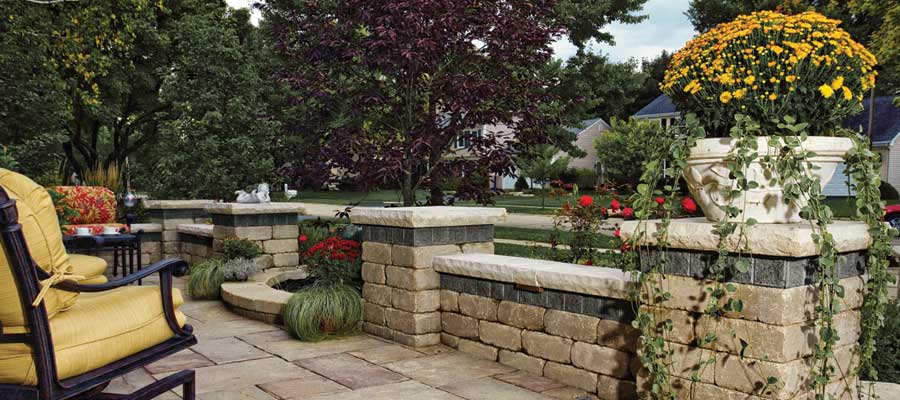 PAVERS AND RETAINING WALL