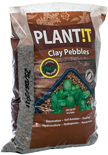 Hydrofarm GROW!T horticultural clay pebbles are made from 100% natural clay.