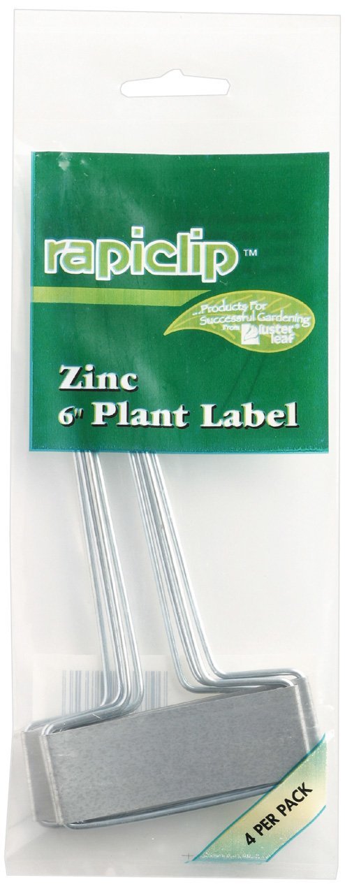 Luster Leaf Rapiclip Zinc Plant Label, 6 in. Length (Pack of 4)
