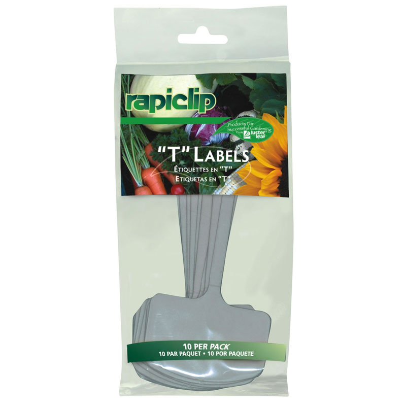 Luster Leaf Rapiclip Plastic T Label Plant Marker (Pack of 10)