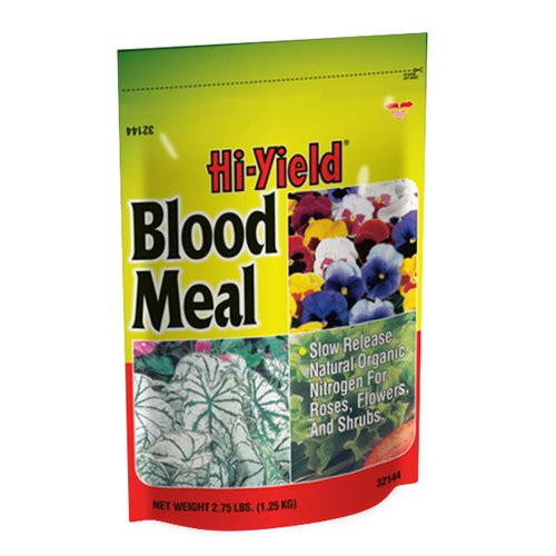 Hi-Yield Blood Meal Organic Plant Food?provides a slow release form of