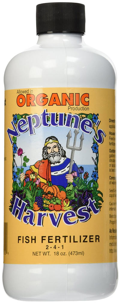 Neptune's Harvest Fish Fertilizer is an organic fertilizer made from fresh