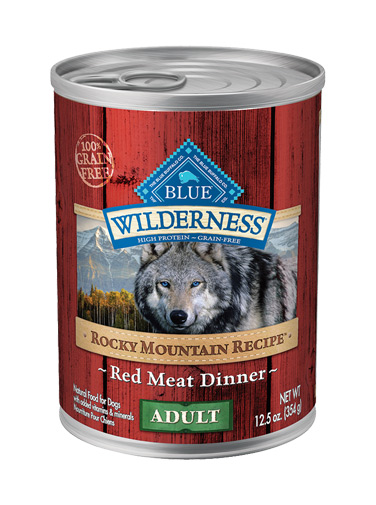 Blue Buffalo Rocky Mountain Recipe - Red Meat Dinner Canned Dog Food