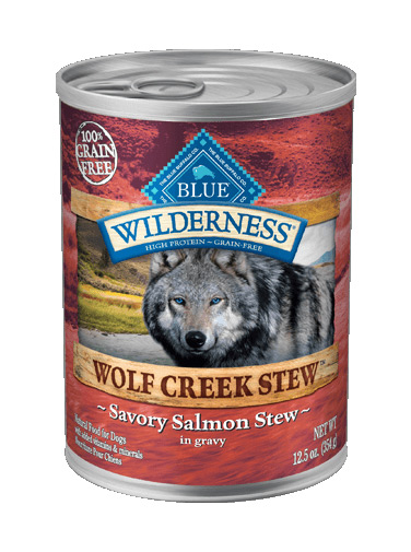 Blue Buffalo Wilderness Wolf Creek Stew - Salmon Canned Dog Food