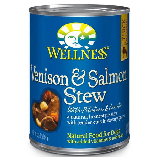 Venison & Salmon Stew Natural Dog Food - Canned