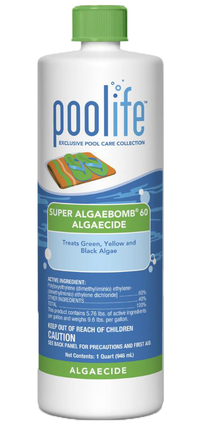 Poolife Super AlgaeBomb 60 Algaecide, 1 Qt.  