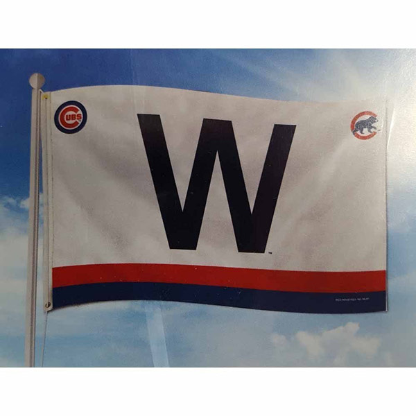 Chicago Cubs "W" 3'X5' Flag