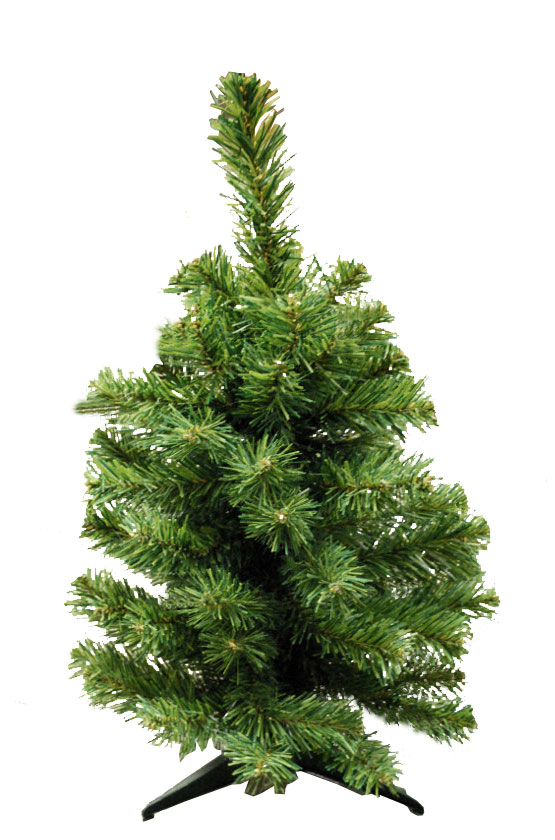 2' Norway Pine Christmas Tree, Pre-Lit Multicolor Lights