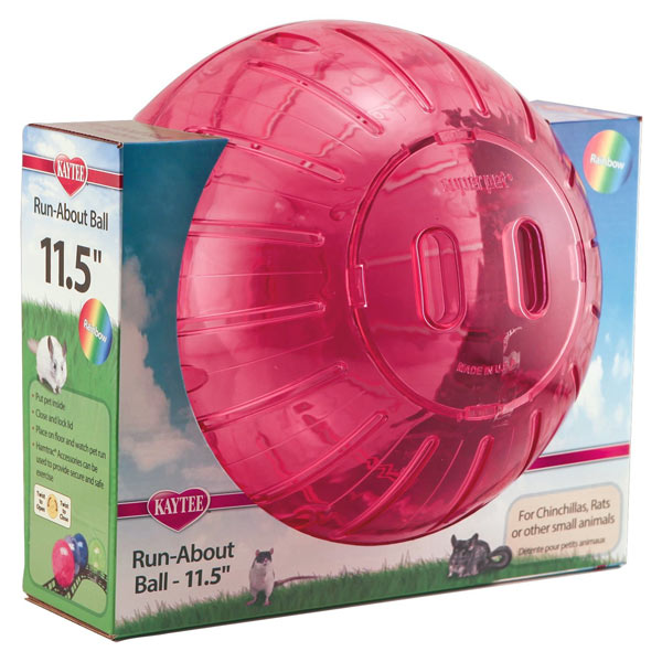 Deluxe Rainbow 7" Run-About Hamster Ball