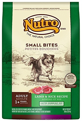 Nutro Small Bites Adult Dog Food<br>Lamb & Rice Recipe - 30 LB