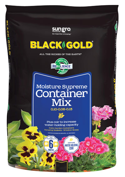 Black Gold Moisture Supreme Container Mix, 8 Qt.