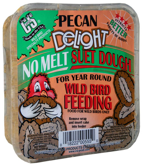 C&S Pecan Delight Suet Cake, 11.75 oz.