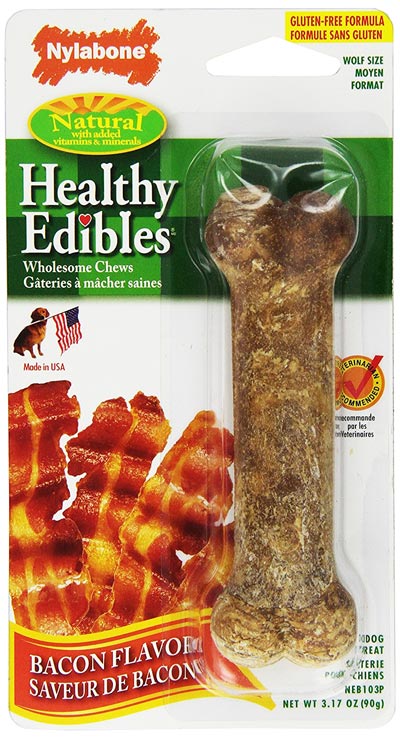 Nylabone Healthy Edibles<br>Bacon Flavor - Wolf Size