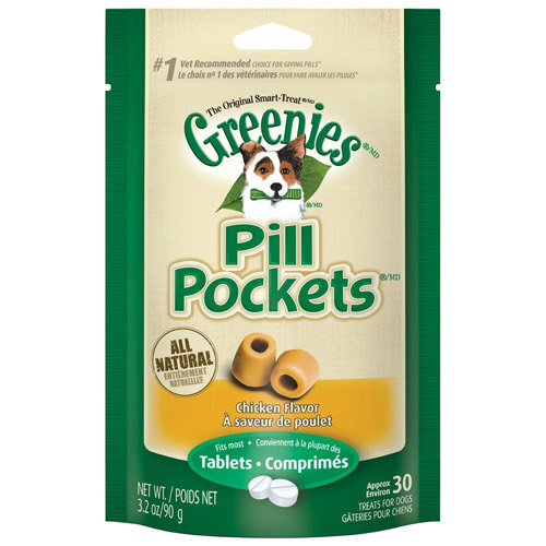 Feline Greenies Pill Pockets<br>Chicken, 3.2 oz.