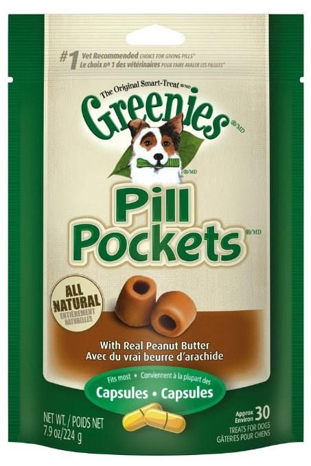 Greenies Pill Pocket Capsules<br>Peanut Butter, 7.9 oz.