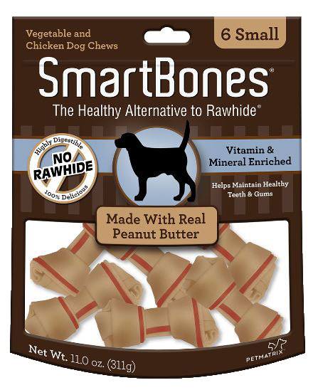 SmartBones Peanut Butter<br>Small 6 Pack