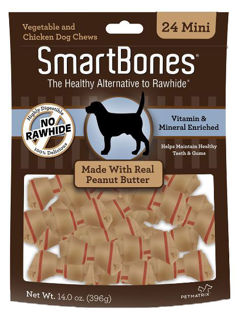 SmartBones Peanut Butter<br>Mini 24 Pack