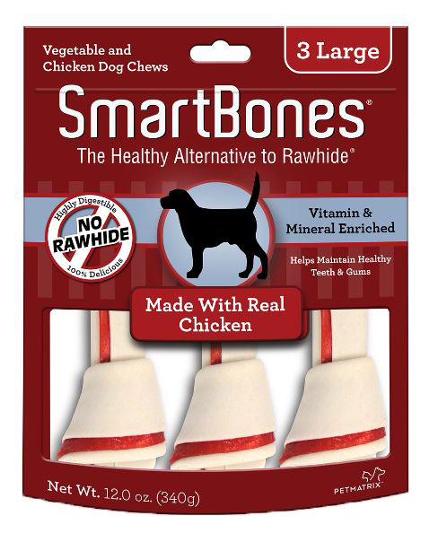 SmartBones Chicken, Large<br>3 Pack