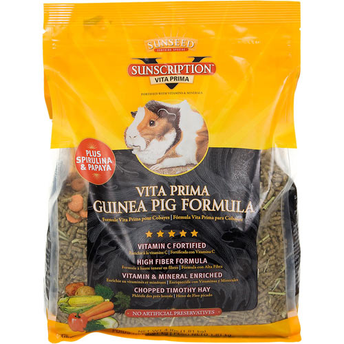 Sunseed Vita Prima Guinea Pig Formula, 4 Lb.
