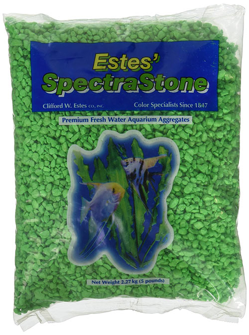 SpectraStone Aquarium Gravel, Green, 5 lb.