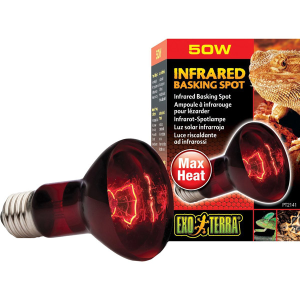 Infrared Basking Spot Lamp, 50-Watt