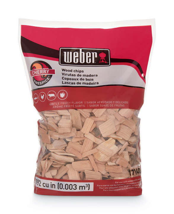 Weber Cherry Wood Chips, 2 LB