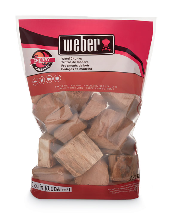Weber Cherry Wood Chunks, 4 LB