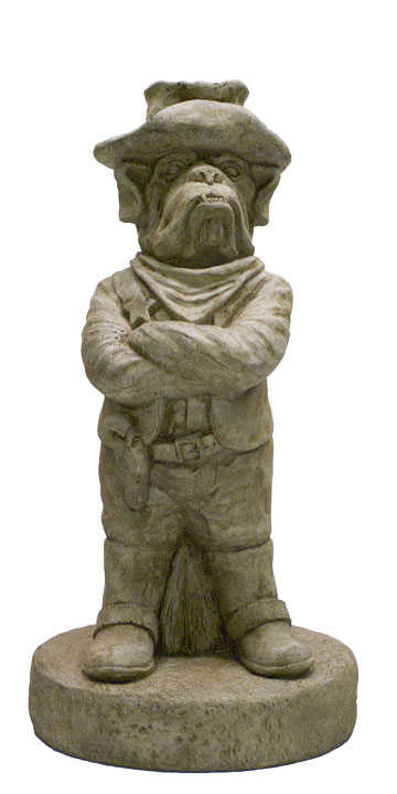 Sheriff Dog with Arms Crossed