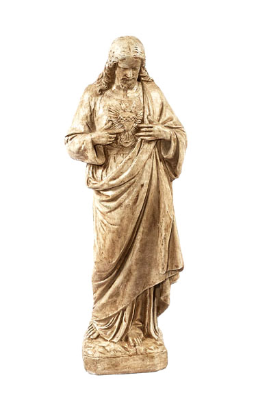 37" Jesus Large in Buff Finish