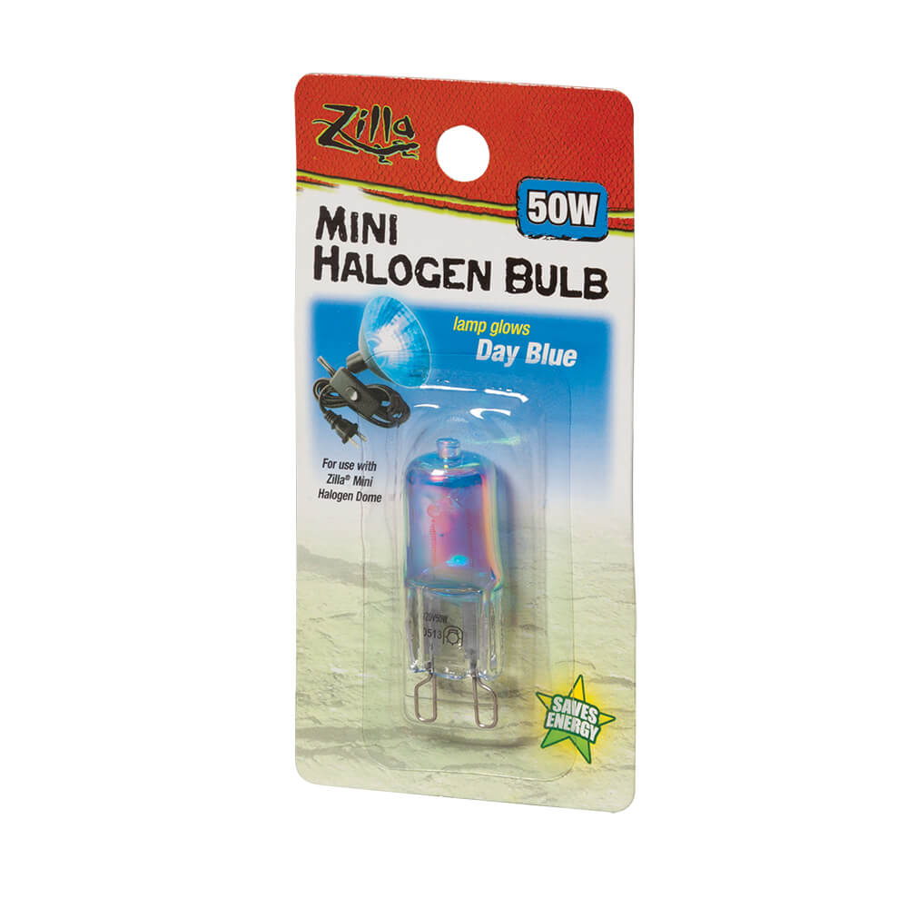 Mini Halogen Bulb, Day Blue, 50 Watt 