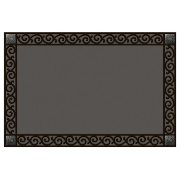 Recycled Rubber Tray - Scroll