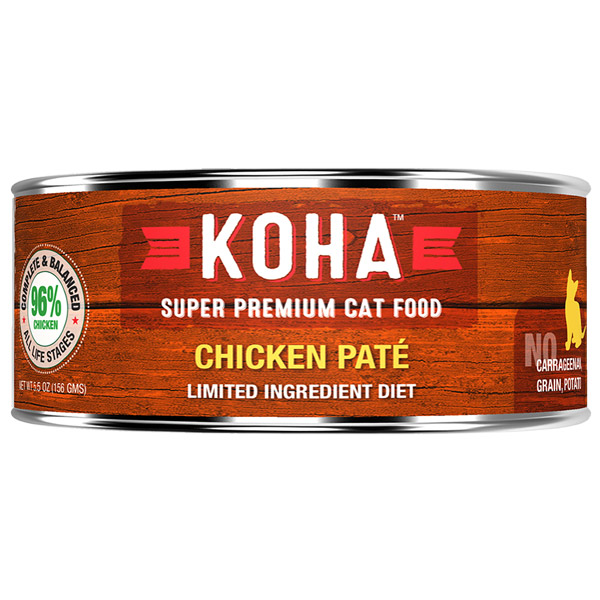 KOHA Chicken Pate Cat Food, 5.5 oz. Can