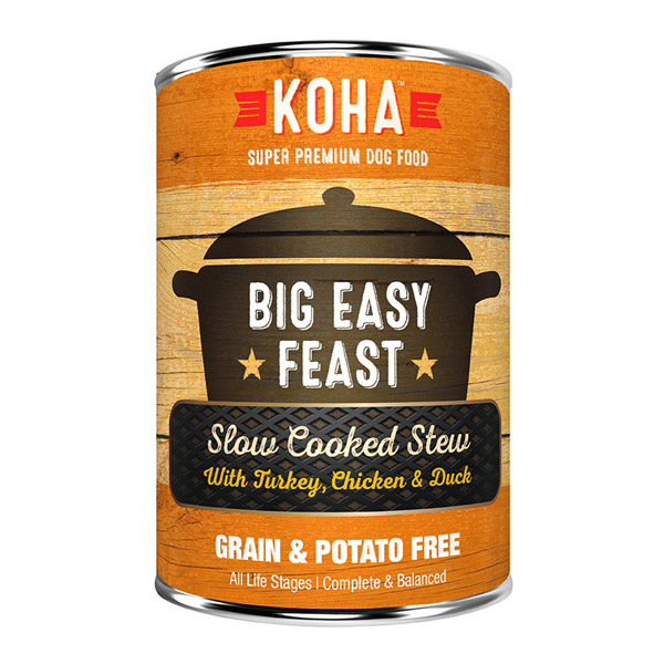 KOHA Big Easy Feast Slow Cooked Stew Dog Food, 12.7 oz. Can