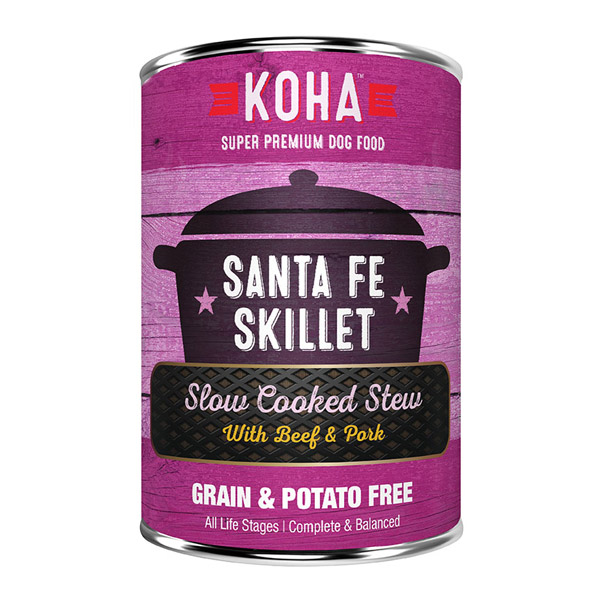 KOHA Santa Fe Skillet Slow Cooked Stew Dog Food, 12.7 oz. Can