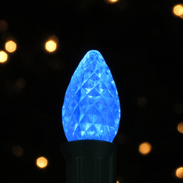 C7 LED SMD Blue Light Bulbs (Box of 25)