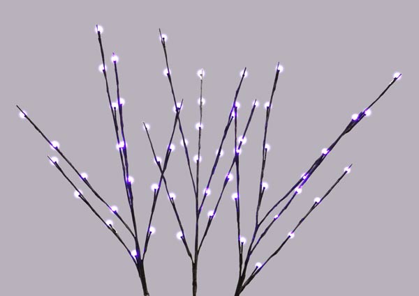 32" Bright Light Twig Stakes (Set of 3), Purple