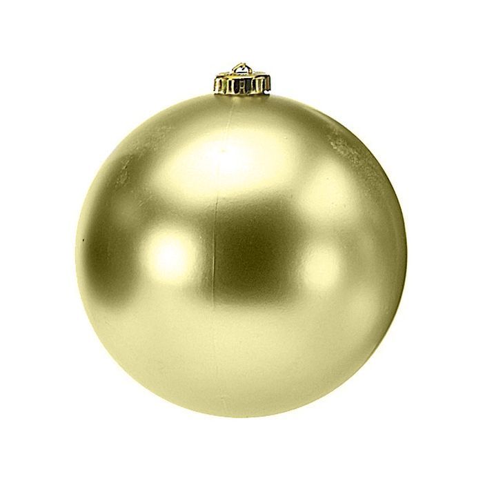 80MM Gold Matte Boxed Ornaments (6 Pack)
