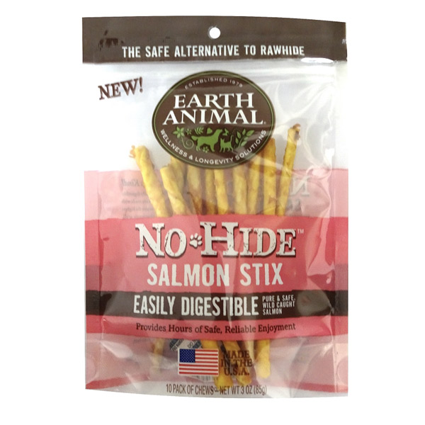 Earth Animal No-Hide Salmon Stix (10 Pack)