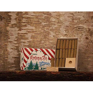 Paine's Balsam Fir Incense, 50 Logs w/ Holder