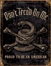 DTOM - Proud American Tin Sign