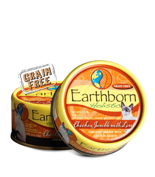 Earthborn Holistic® Chicken Jumble with Liver Canned Cat Food, 5.5 oz.