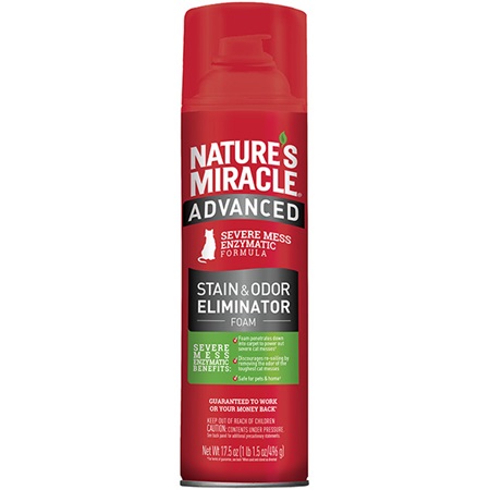 Nature's Miracle Advanced Cat Stain and Odor Eliminator - Foam 